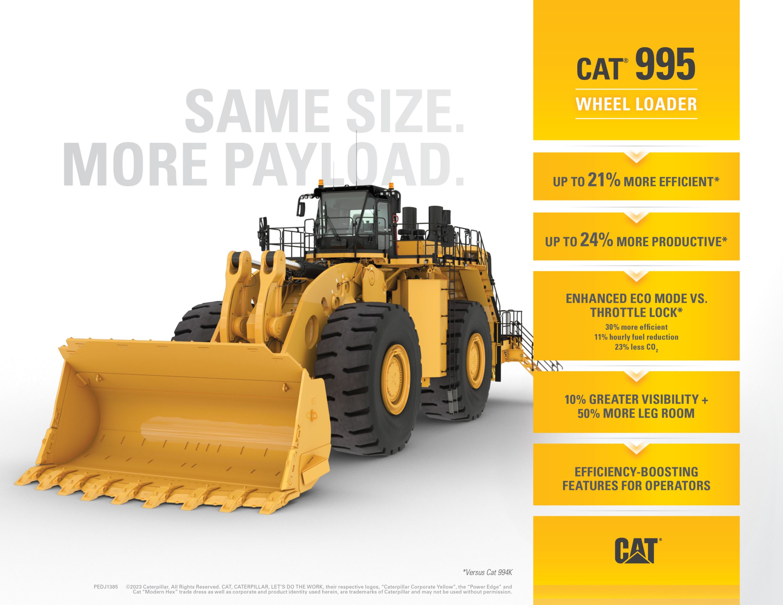 995 Large Wheel Loader | Cat | Caterpillar