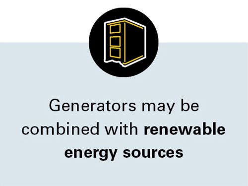 Rental generator sets