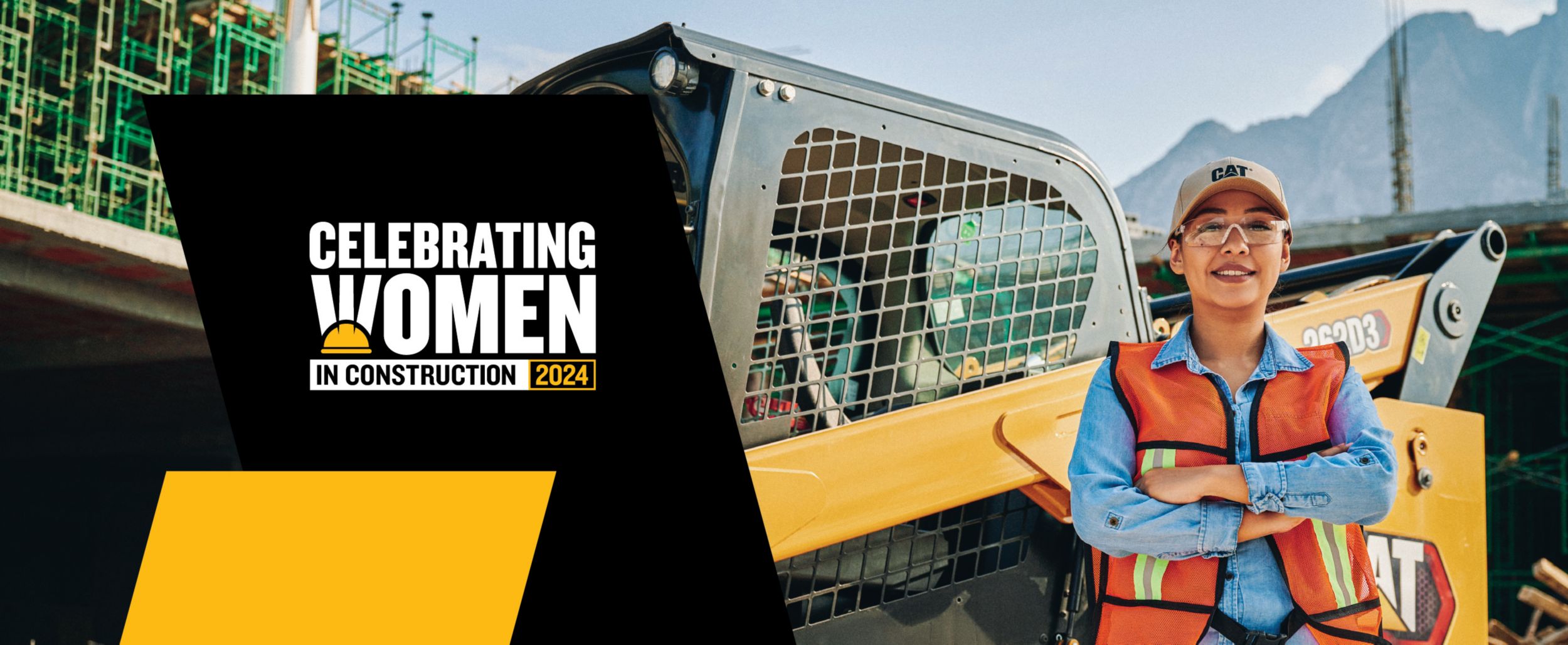 Women in construction banner