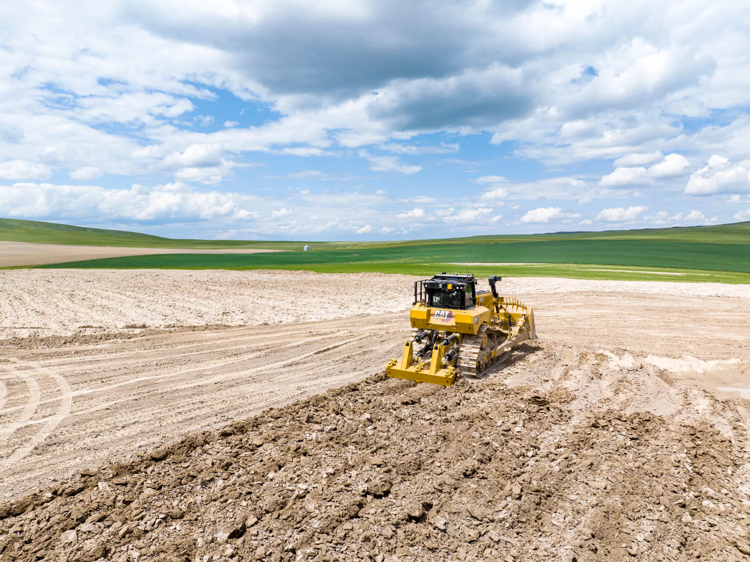 Rippage du tracteur D8