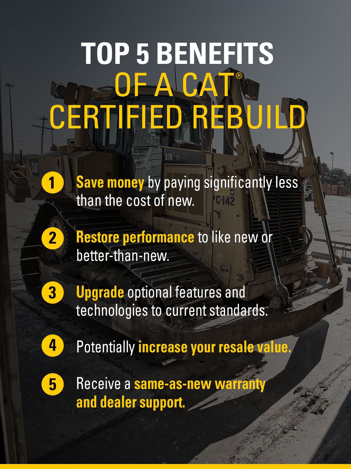 Top 5 Benefits of a Certified Rebuild Brochure