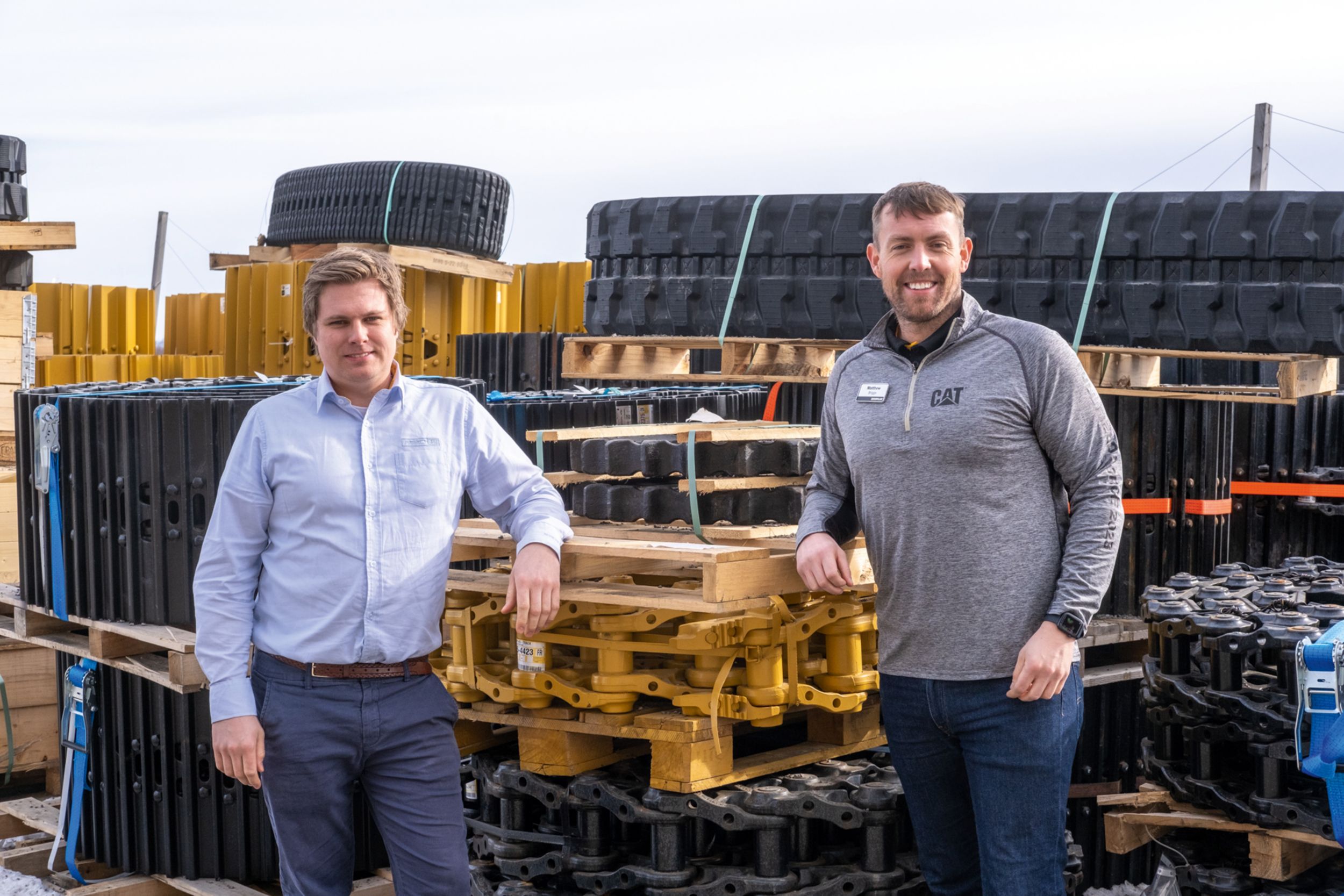 Two men shaking hands