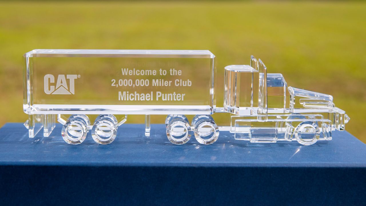 Million Miler Michael Punter trophy