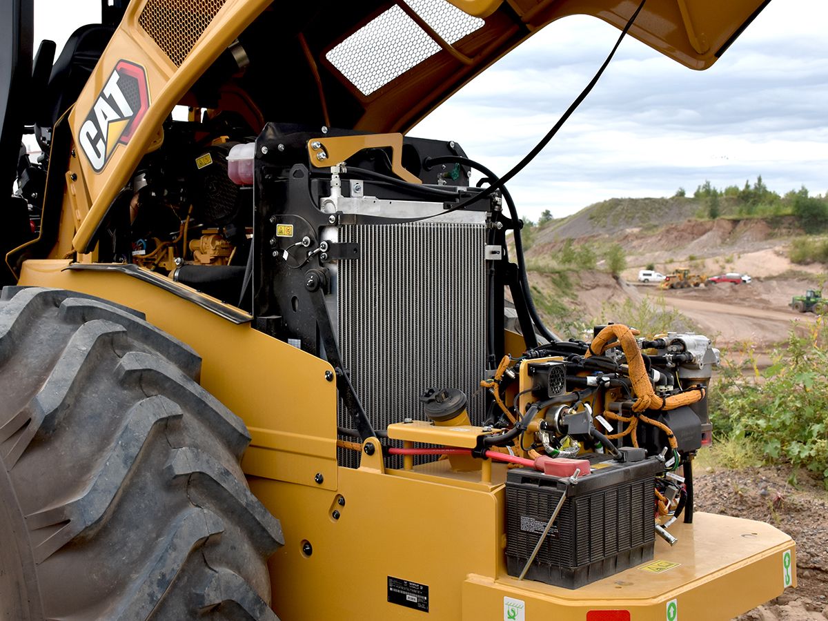 Serviceability on Cat CS13 GC vibratory soil compactors