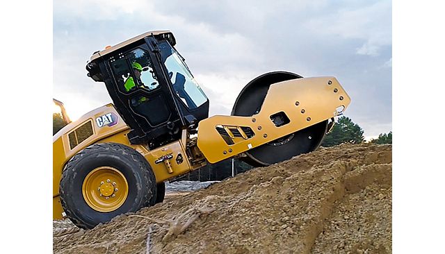 Cat CS11 GC vibratory soil compactor