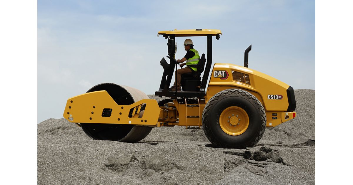 Cat CS13 GC Vibratory Soil Compactor - WesTrac