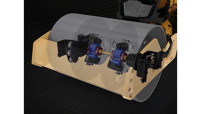 atory system on Cat CP11 GC vibratory soil compactors