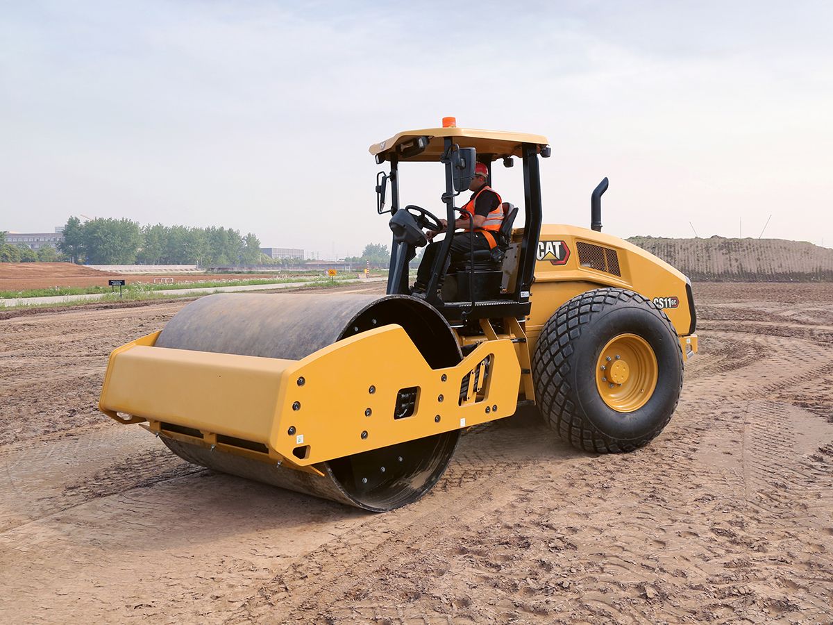 Cat CS11 GC vibratory soil compactor