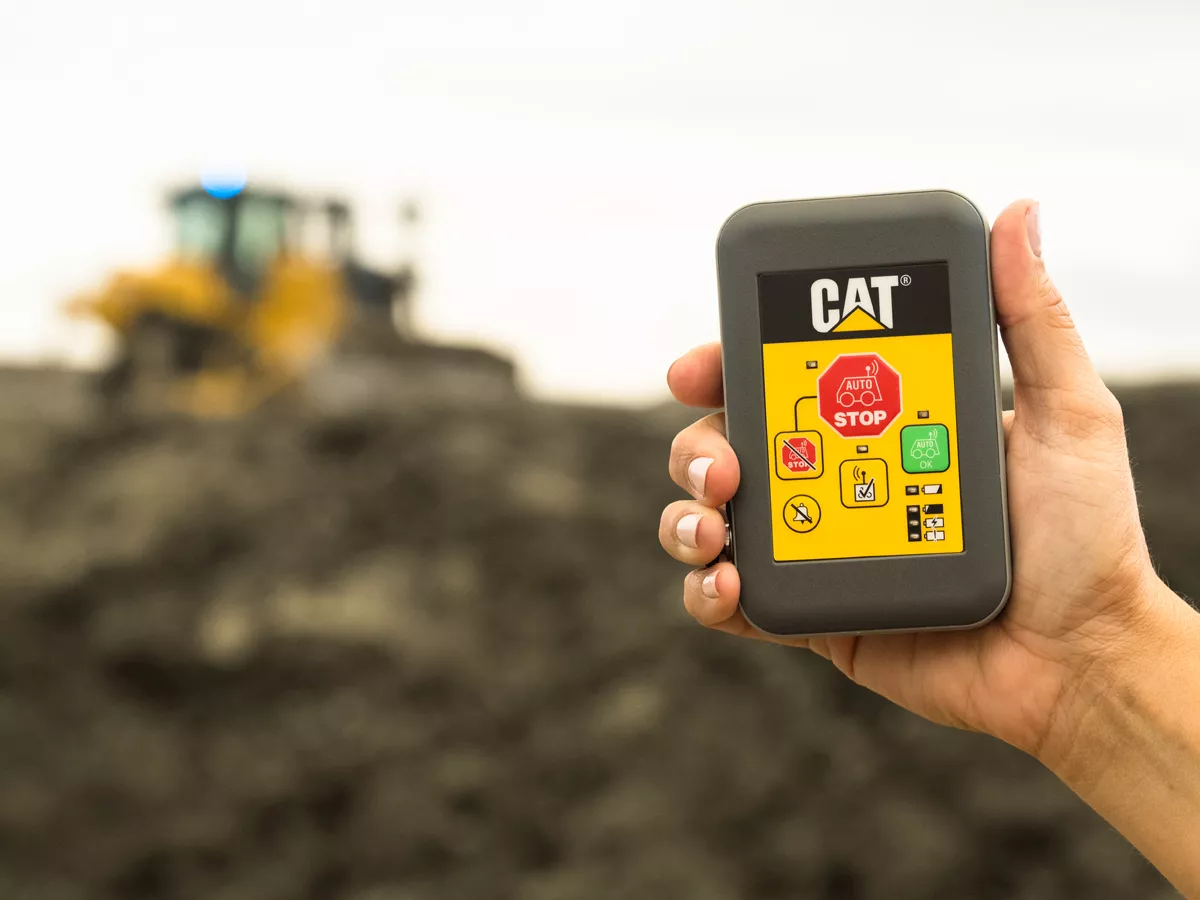 Sändare för helstopp