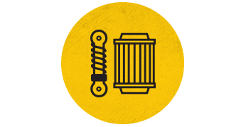 parts icon on yellow circle