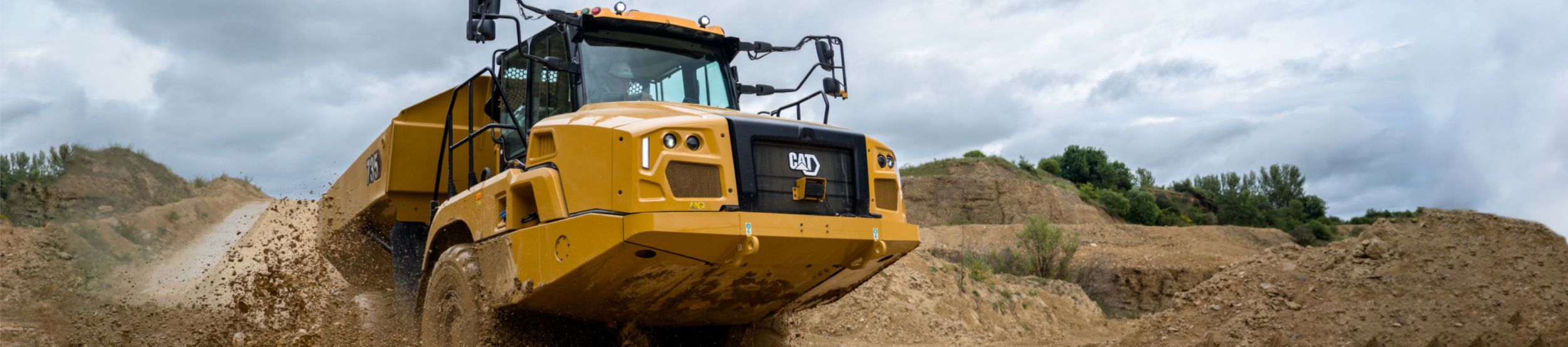 Cat 735 articulated truck