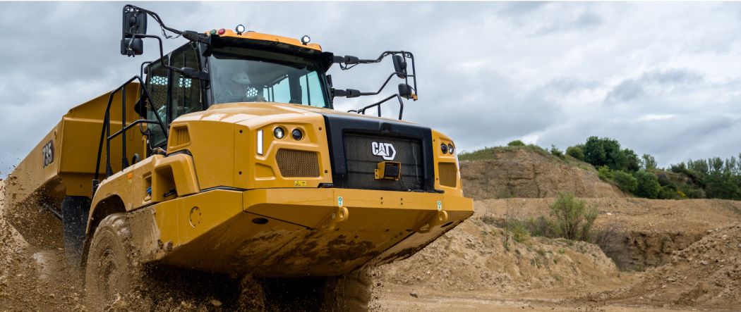 Caterpillar 735 articulated truck