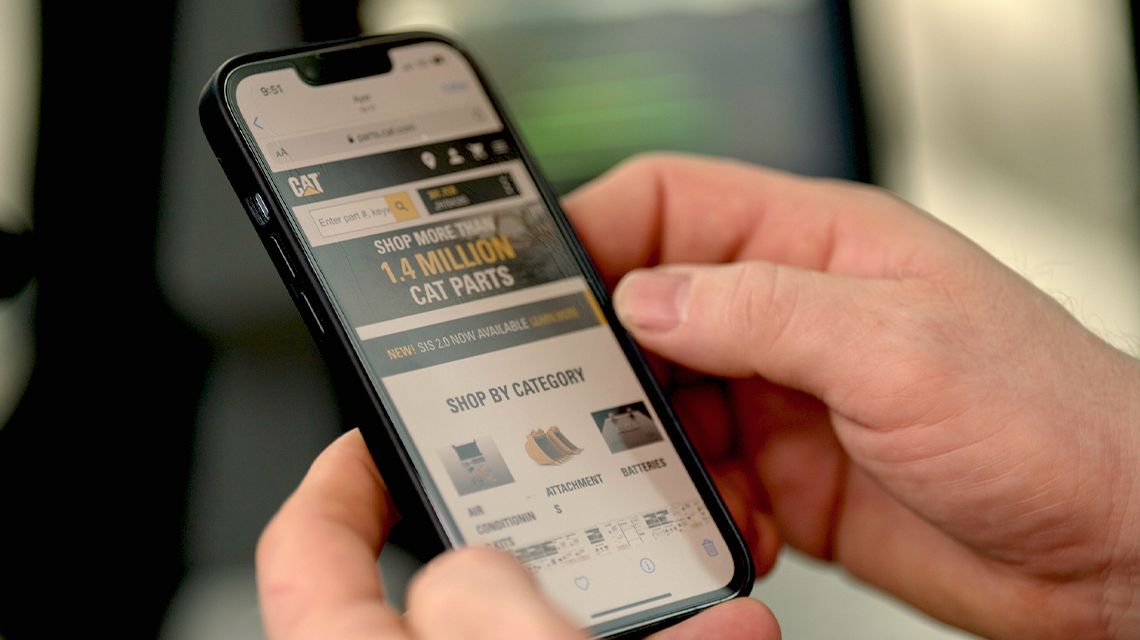 shop for parts with Cat Card