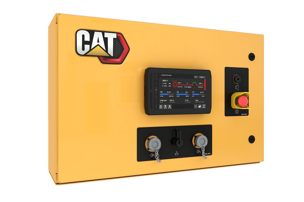 Cat® Energy Control System 100 (Cat ECS 100) control panel