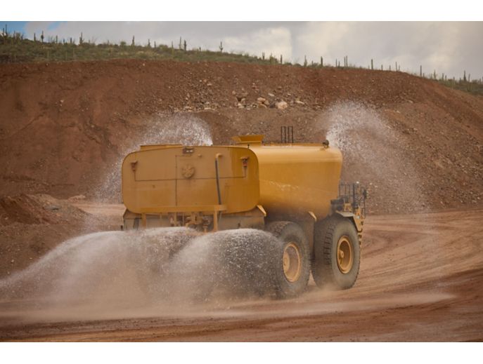 789D autonomous water truck