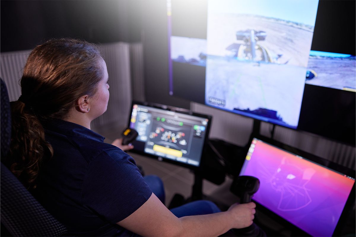 Person Using a Cat Command Station