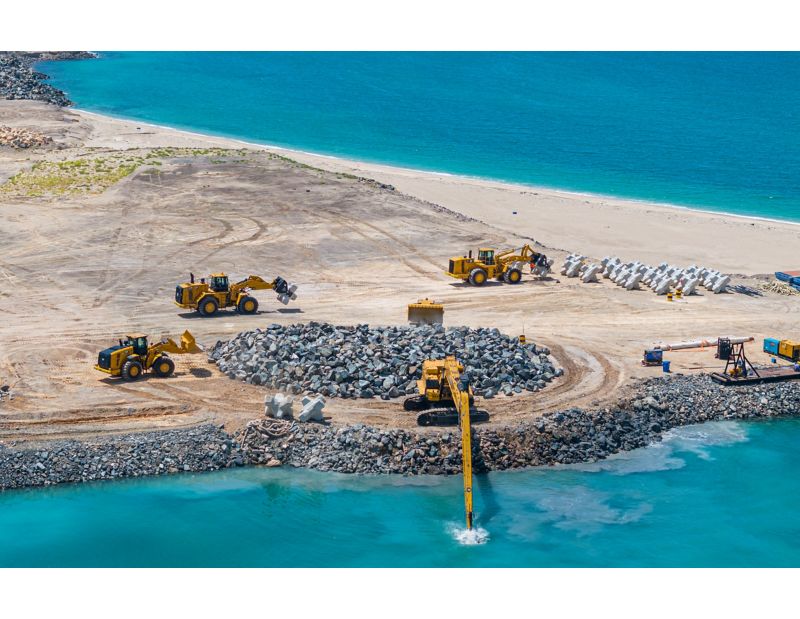 Cat® 395 Hydraulic Excavator - Cat Command is a remote control system featuring onboard electronics, vision systems, and offboard controls that help users achieve consistent quality in their work. Jobs become safer, more comfortable, and more precise – without sacrificing control, feel, or accuracy.