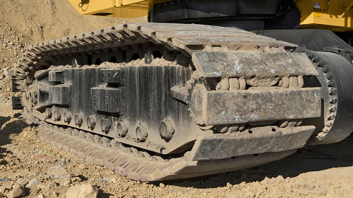 Roletes de esteira para aplicação pesada