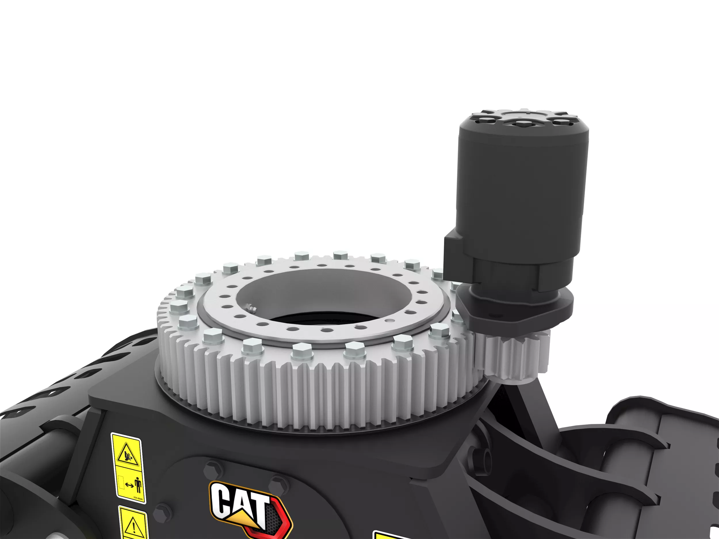Motor met grote cilinderinhoud