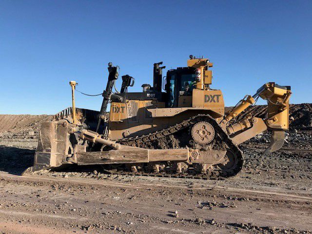 dozer working in field