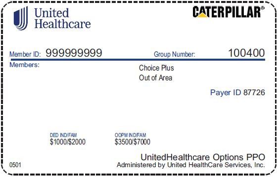 United Healthcare ID card