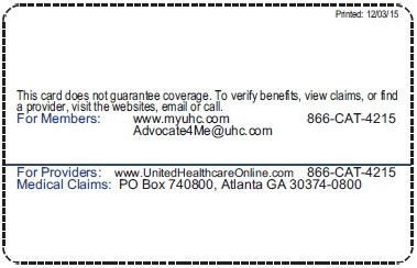 United Healthcare ID card