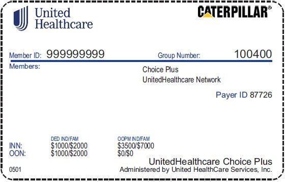 United Healthcare ID card