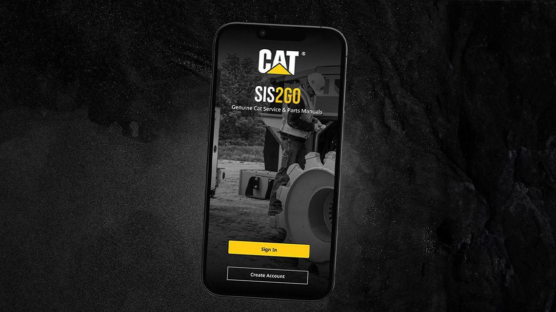 SIS2GO app on phone mockup with gray background