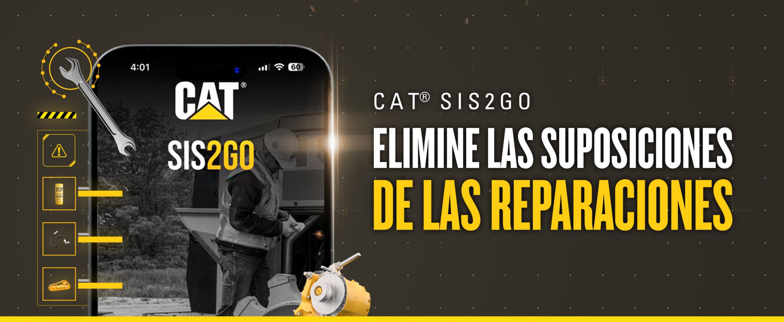 La aplicación Cat® SIS2GO