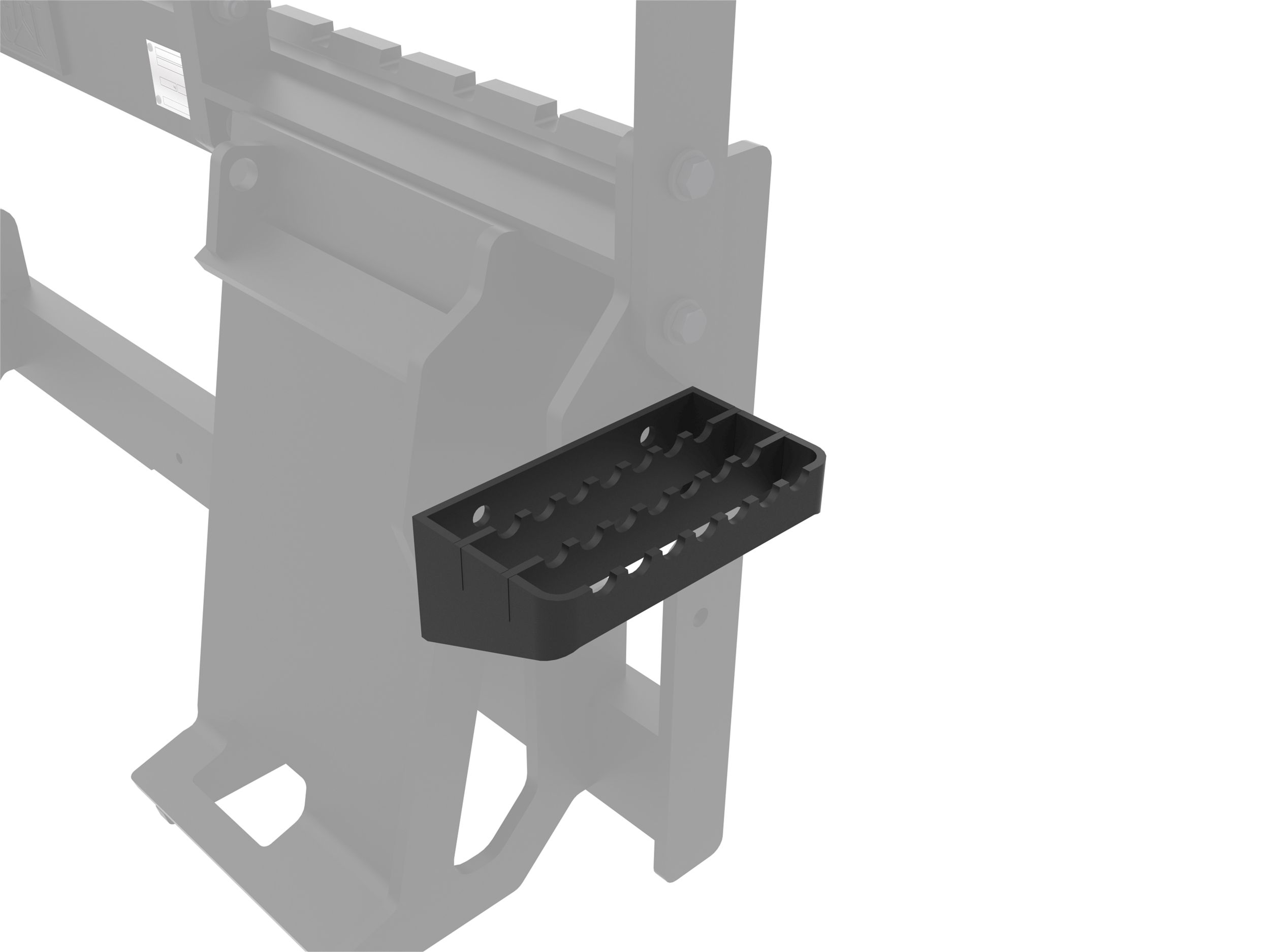 Pijakan Bergerigi yang Dipasang dengan Baut