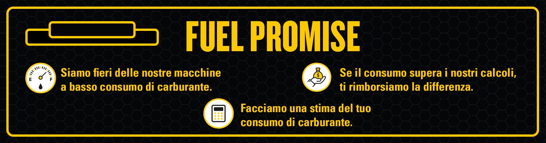 La nostra Fuel Promise