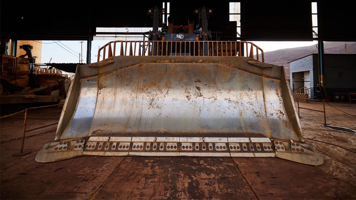 cuchilla de tractor topador