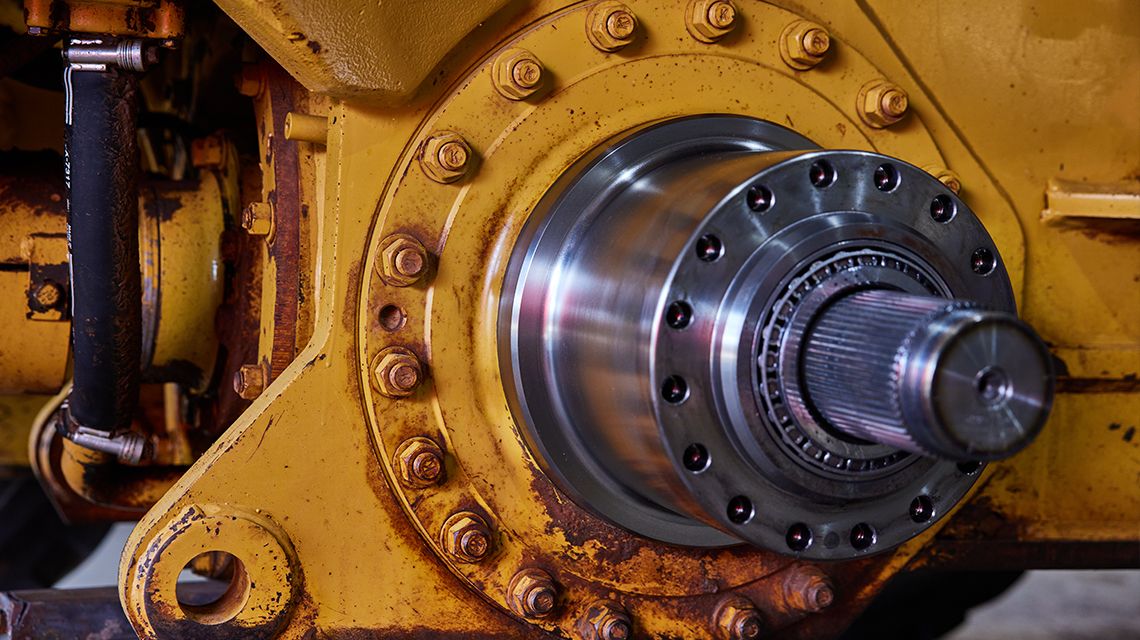 Os componentes do trem de acionamento Cat funcionam como um sistema.