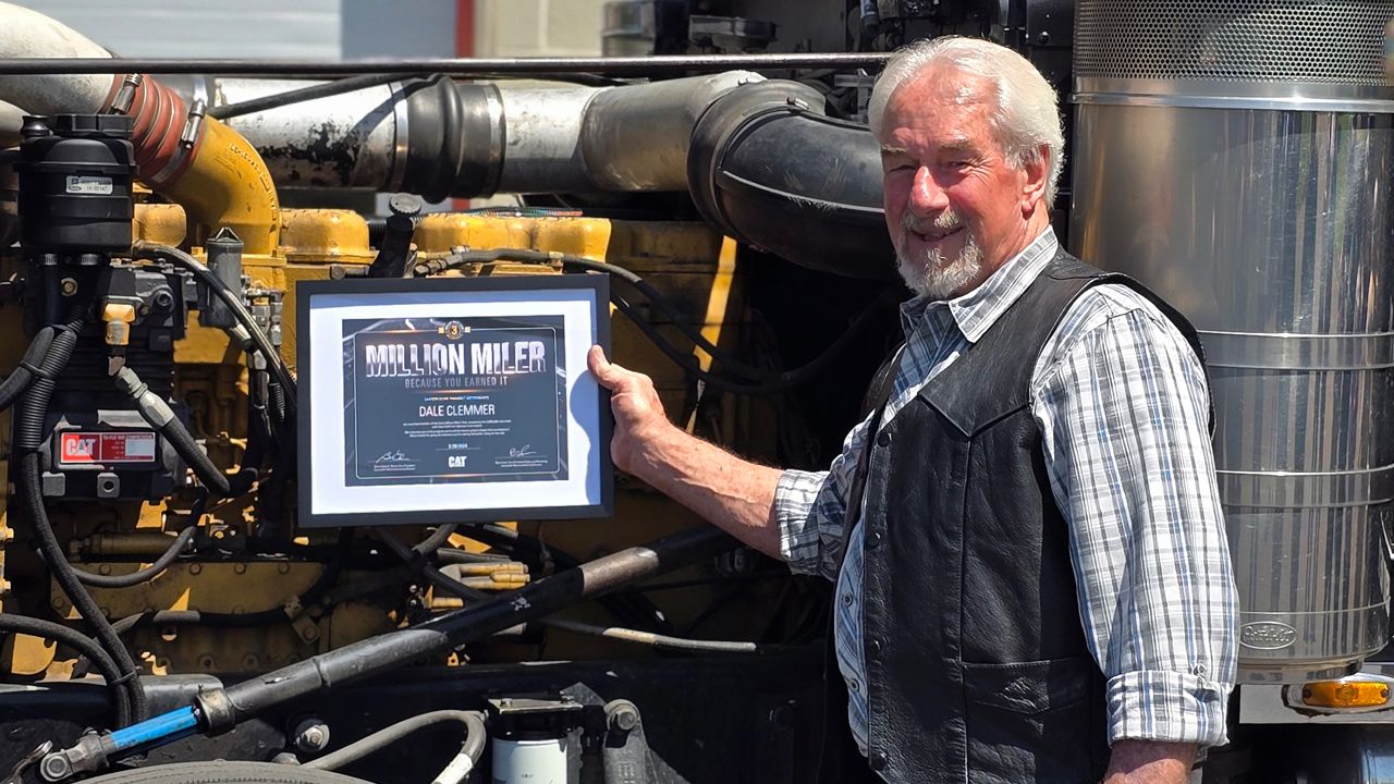 Dale and his Million Miler certificate