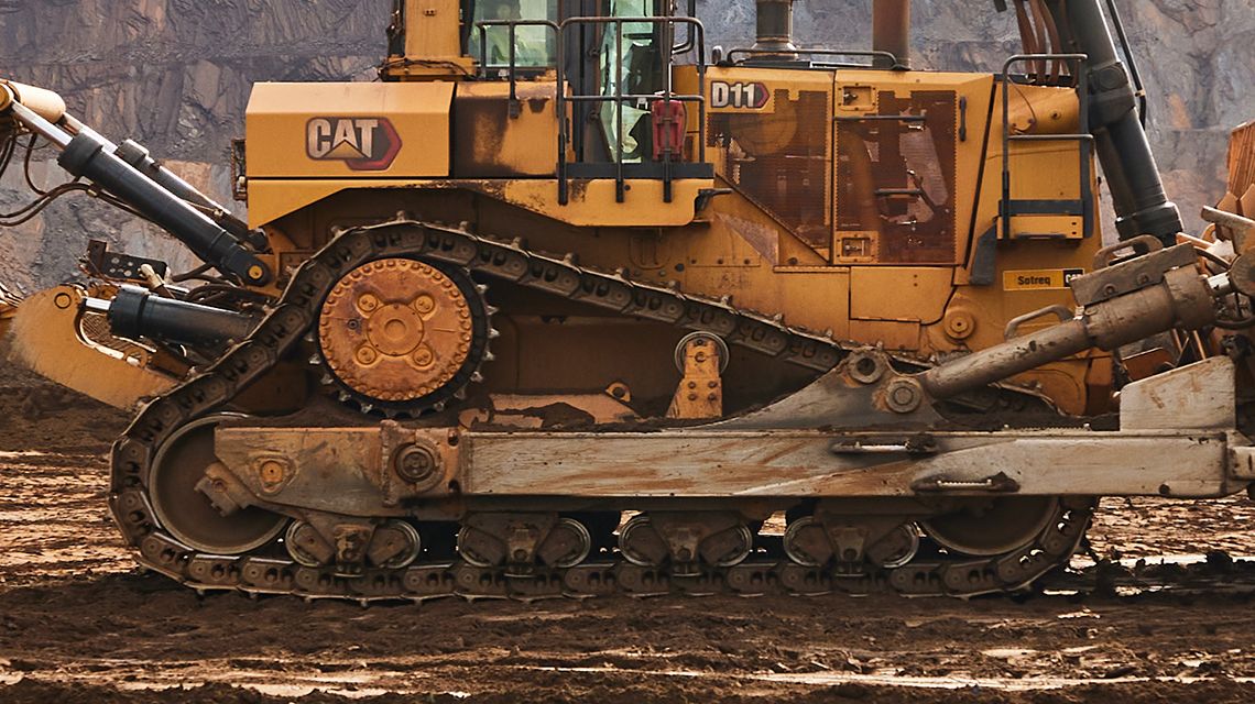 Buldôzer grande para mineração Cat