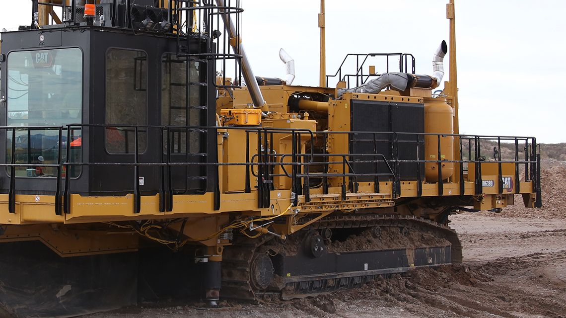 Material rodante para perfuratrizes giratórias Cat