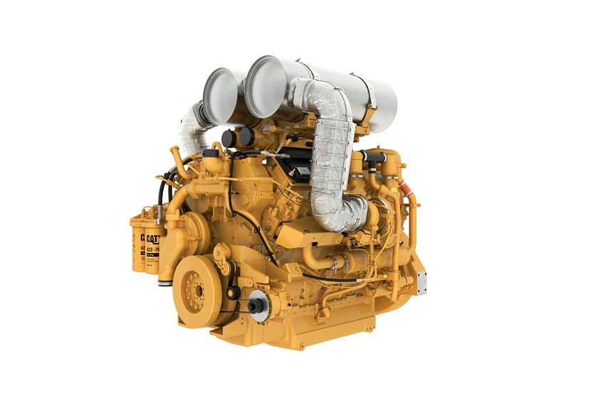 C32B HRC industrial engine with engine-mounted aftertreatment