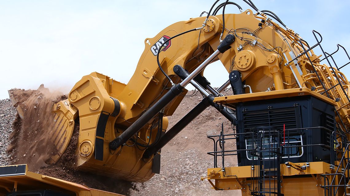 Large Cat Mining machine