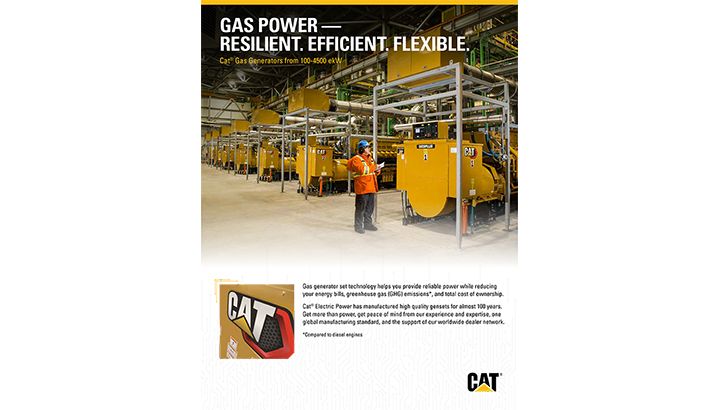 Cat® Gas Generators from 100-4500 ekW