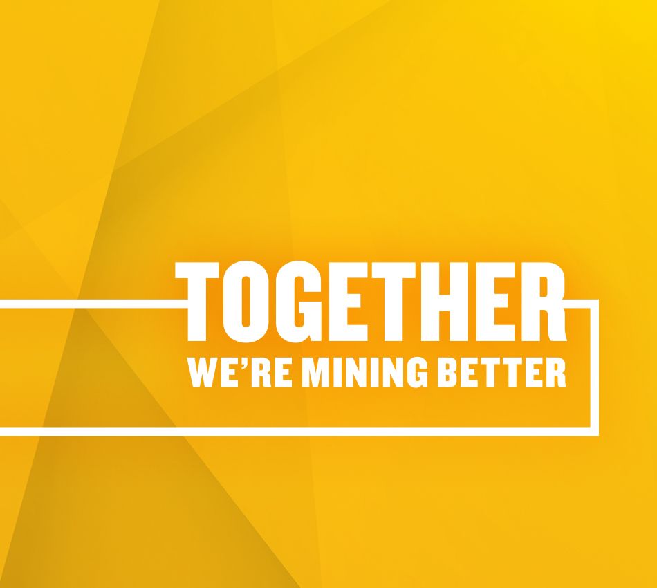 Together, We're Mining Better graphic