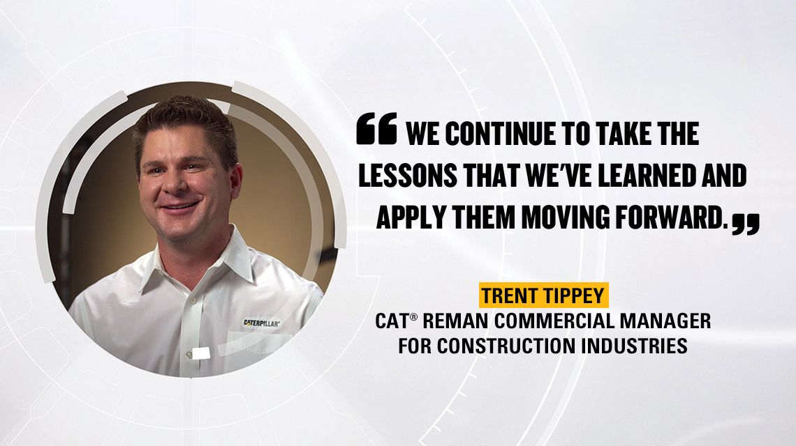 Trent Tippey – Conception des pièces Cat Reman pour équipement de construction