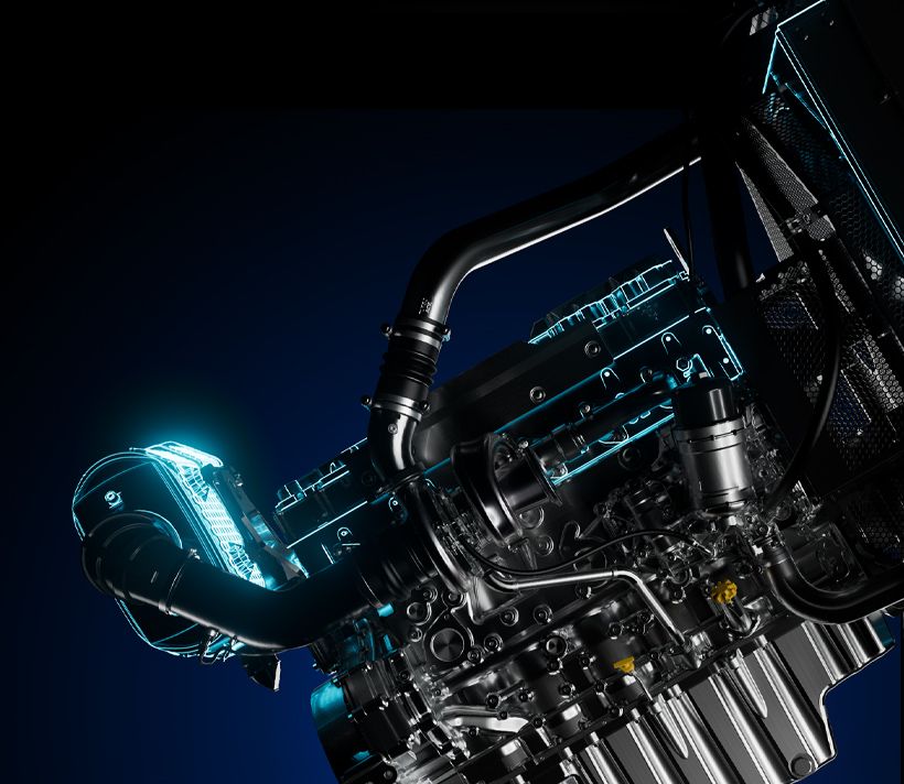 Illuminated engine