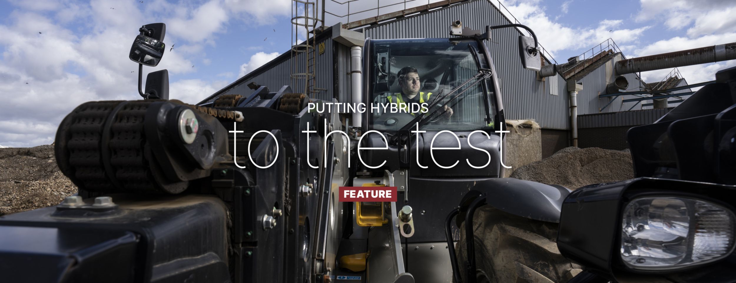 Hybrid powered machine being driven