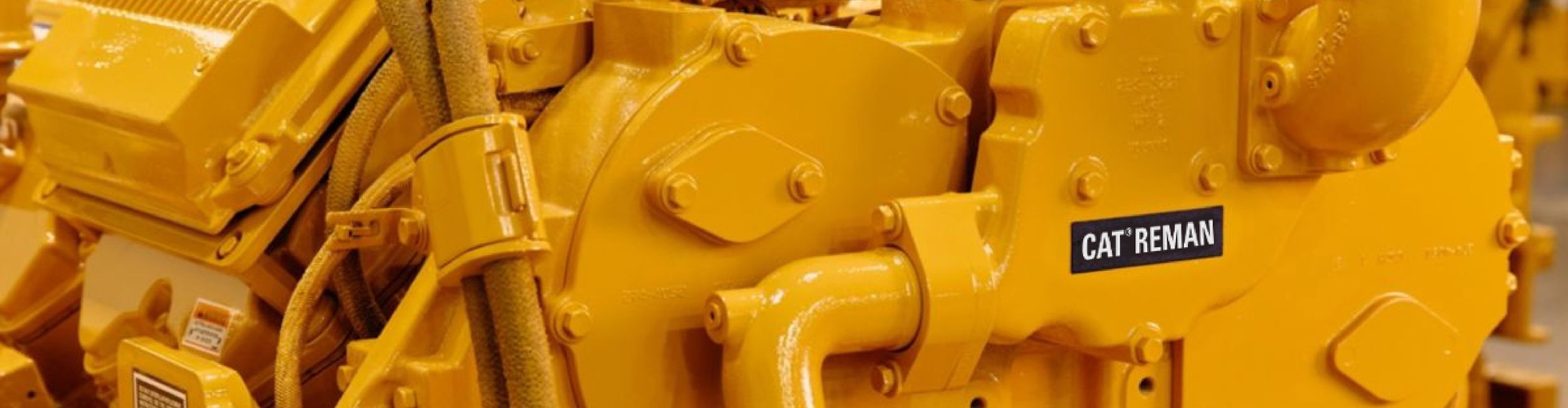 Engine with updated Reman Label