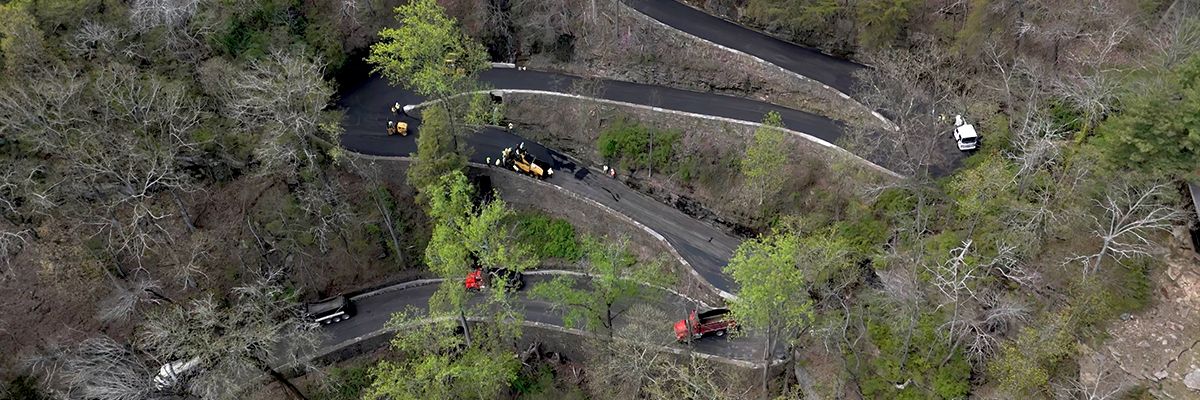 Repaving Historic W Road