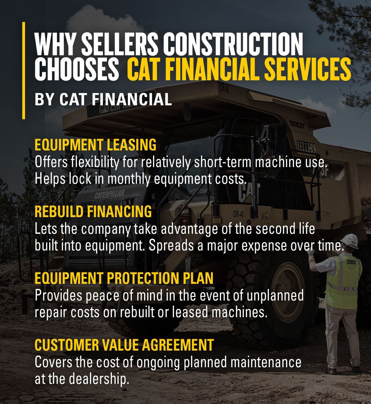 Why Sellers Construction Chooses Cat Financial Services
