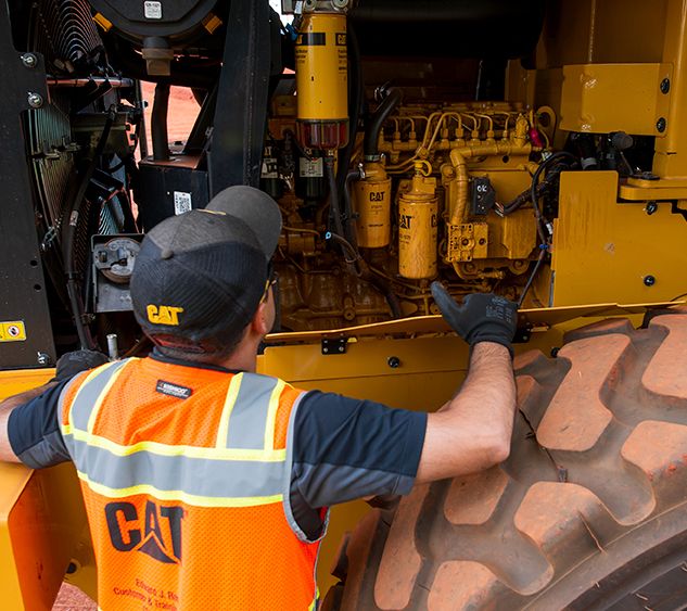 manutenção de carregadeira de rodas