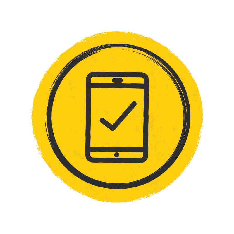 Telefonikon med bock