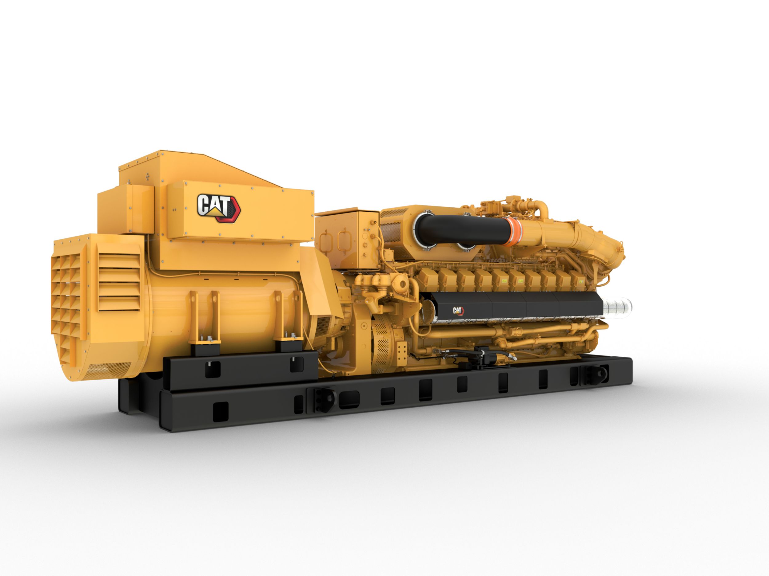 Cat® G3520K HR gas generator set, the first in the new G3500K series.