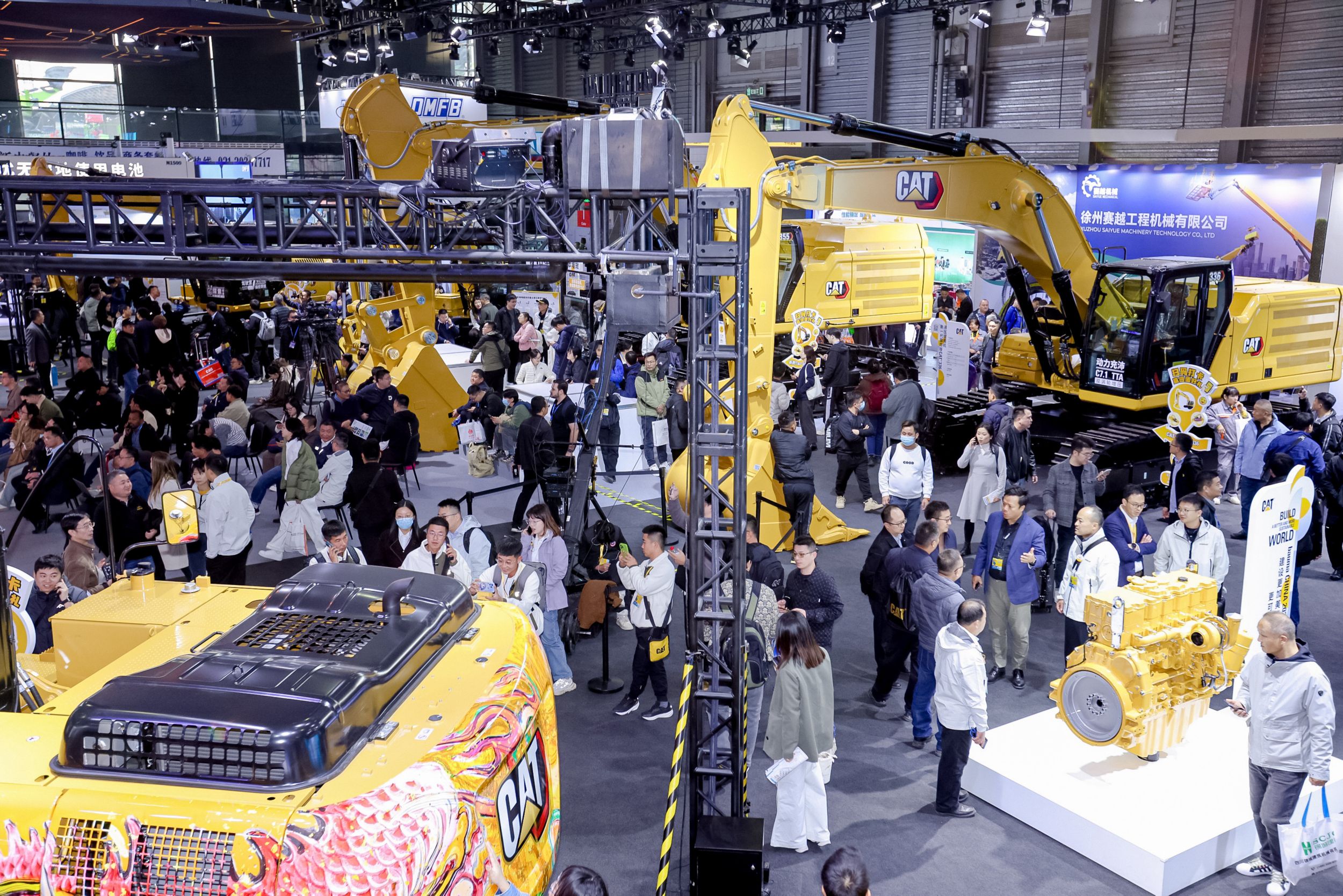 bauma show floor